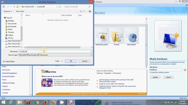 how to connect from java jdbc to Ms-access and how to create a data source name on ODBC смотреть онлайн