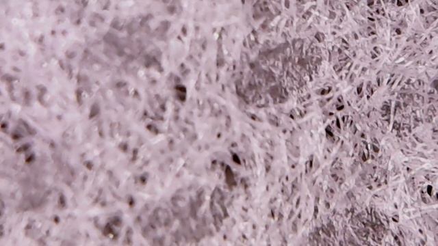 Влажная салфетка под микроскопом