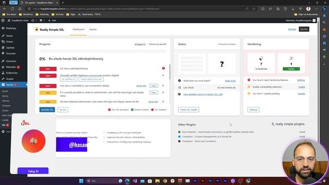 Wordpress SSL Sertifikası Kurulumu, SSL Sertifikası Kurulumu смотреть онлайн