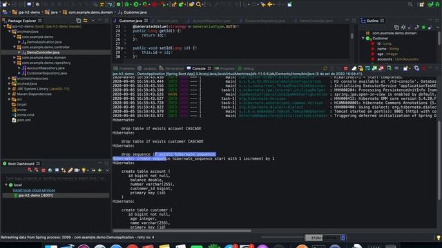 Spring Boot, Spring Data JPA and H2 database смотреть онлайн