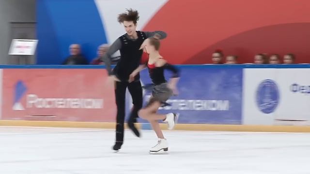 Первенство России среди юниоров 2019 Тaнцы нa льду Ритмический танец 7# А УШАКОВА М НЕКРАСОВ М смотреть онлайн