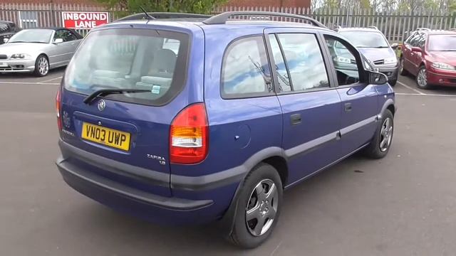 Vauxhall ZAFIRA 1.8i Comfort 5dr U35505 смотреть онлайн