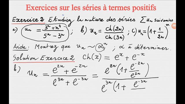 ANALYSE 2EME ANNEE CHAPITRE3 LECON8 (EXERCICE2) смотреть онлайн