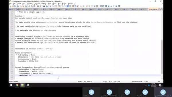 GIT-Day-1 Introduction to GIT  and Version control systems