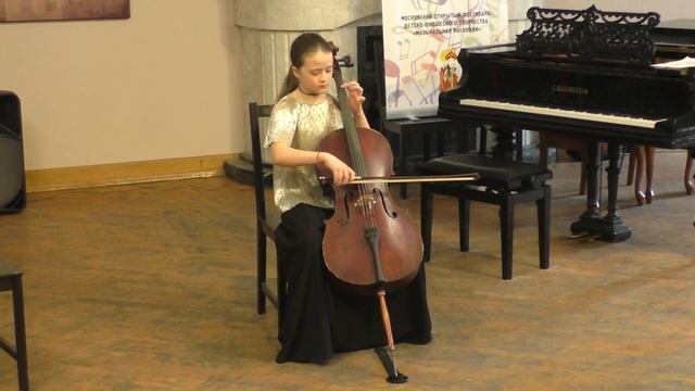 Feutrie Anna, 11 years - Own compositions - "The tale of troll" / "Prelude and Allemande" смотреть онлайн