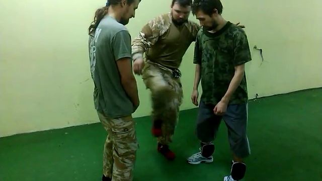 РУБИ.Сочетание ударов Стопа-Колено.Мистреков К.Н.Харьков. смотреть онлайн