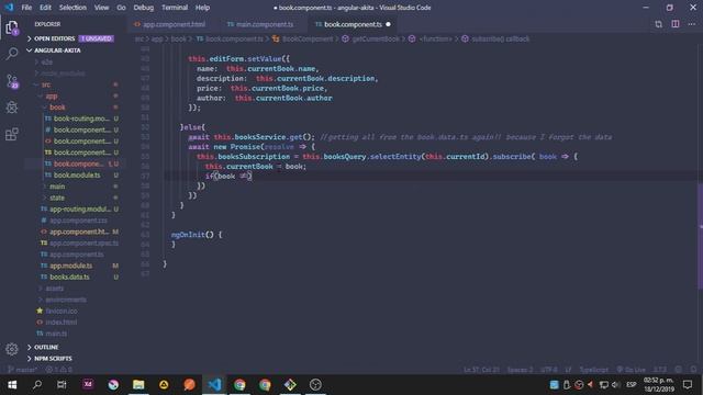 Simple State Management with Akita & Angular 8 #4 (Individual Book page) смотреть онлайн