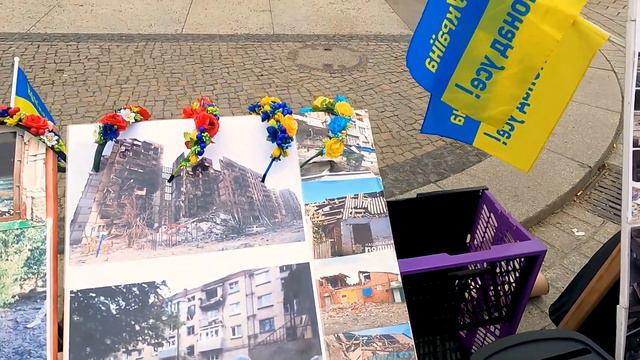 Акция в поддержку Украины в Берлине 17.12.2022 смотреть онлайн