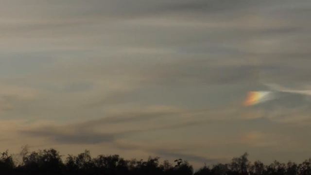 Три солнца на небе. Солнечное гало.