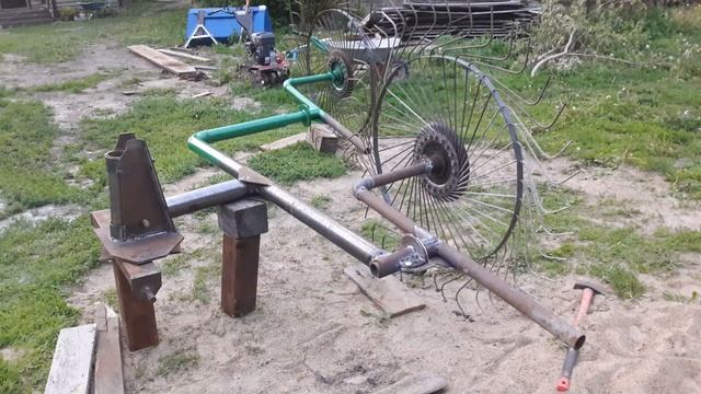 Самодельные грабли ГВК-6 смотреть онлайн