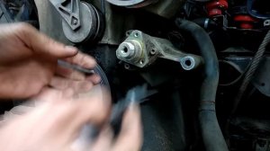 Как снять вискомуфту Audi 100 C4, 2.3E (A6 C4)