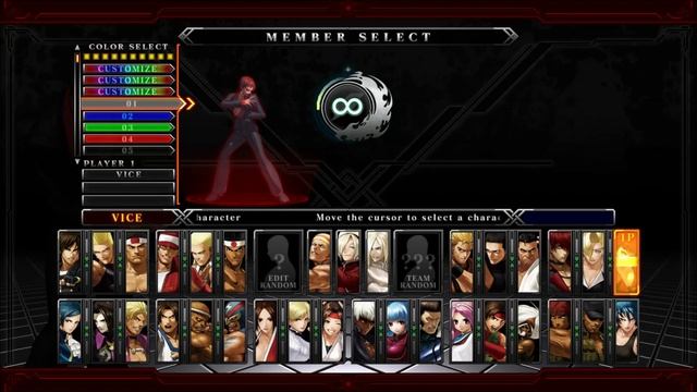 The King of Fighters XIII - Character Select Translation смотреть онлайн