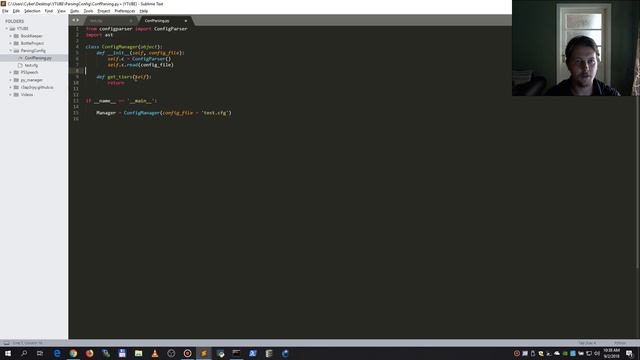 Python - ConfigParser смотреть онлайн