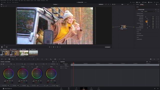 How to make VHS EFFECT in Davinci Resolve Studio 18 | Tutorial смотреть онлайн