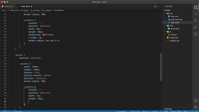 Аналоговые Часы HTML / CSS / JavaScript (JS). Делаем с нуля. смотреть онлайн