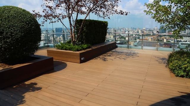 Терраса на эксплуатируемой кровле ЖК Royal Tower смотреть онлайн
