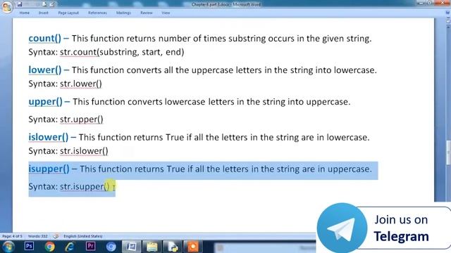 String Methods and Built-in-functions | Strings in Python | Class 11 computer Science смотреть онлайн