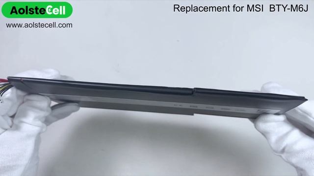 Replacement battery for MSI BTY-M6J 11.4V 5700mAh 3 cells смотреть онлайн