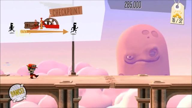 BIT.TRIP Runner 2: 1-1 Stratostar triple perfect+ walkthrough all difficulties & paths смотреть онлайн