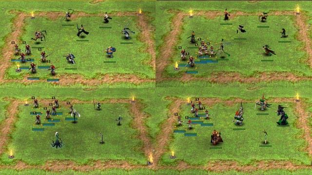 Battle Realms - Testing 6 Units Skill AOE vs 1 Party All Clan and All Heroes! смотреть онлайн