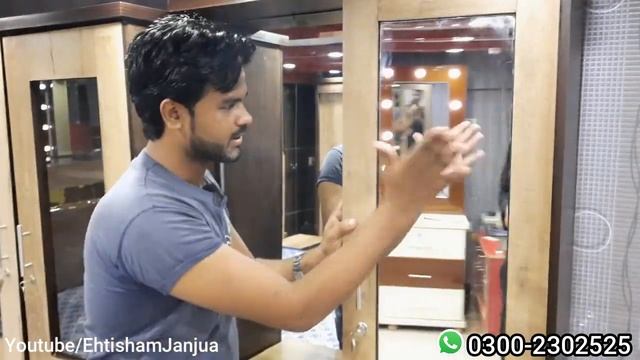 Lamination Sliding Bedroom Furniture Design | Karimabad Cheapest Furniture Market | @EhtishamJanjua смотреть онлайн