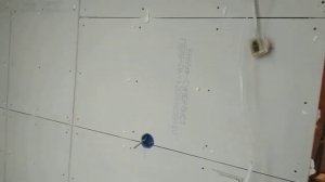 Монтаж малоформатного листа гвл на стену.