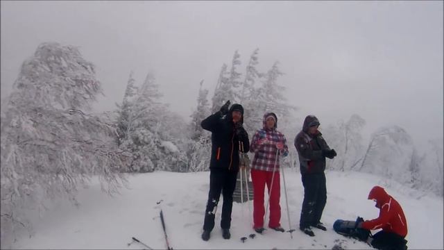 Лыжный поход на гору Курташ смотреть онлайн