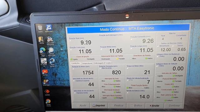 Meriva easytronic, análise dos parâmetros da embreagem com scanner napro смотреть онлайн