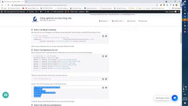 Bài 21 Cấu hình local repository cho yum | Khóa học Linux thật là đơn giản смотреть онлайн