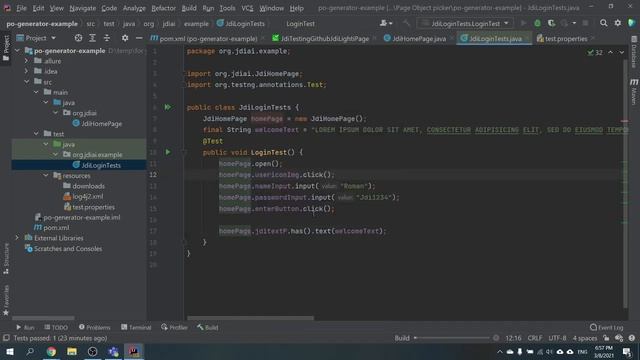 IntelliJ Page Objects picker смотреть онлайн