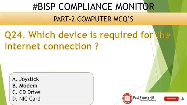 BISP Compliance Monitor Solved Past Papers Compliance Monitor BISP 03-09-2020 Solved Paper CTS смотреть онлайн
