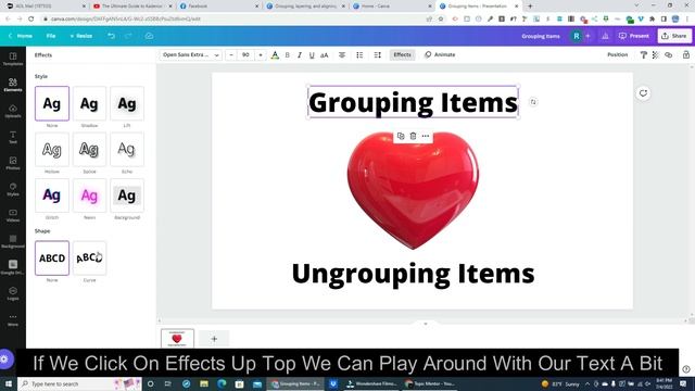 How To Group And Ungroup Elements Using Canva смотреть онлайн