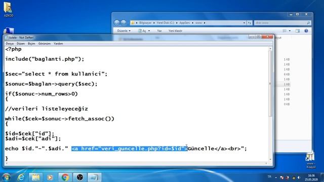 Php Dersleri - Ders 18: Php ile Veri Güncelleme смотреть онлайн