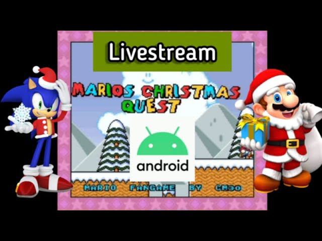 Super Mario World Christmas Quest Hack SNES Android walkthrough ASMR Livestream смотреть онлайн