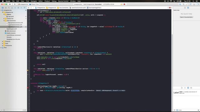 Instagram-like App Ep 2: Following and Unfollowing Users with Firebase (with Swift 3 and XCode 8) смотреть онлайн