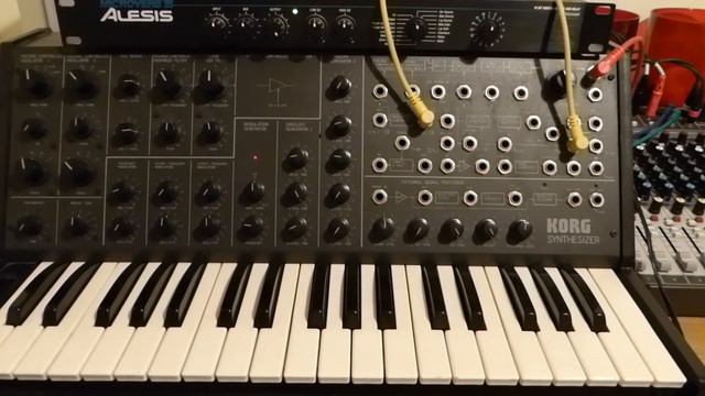 Korg MS20 & Alesis Microverb 3