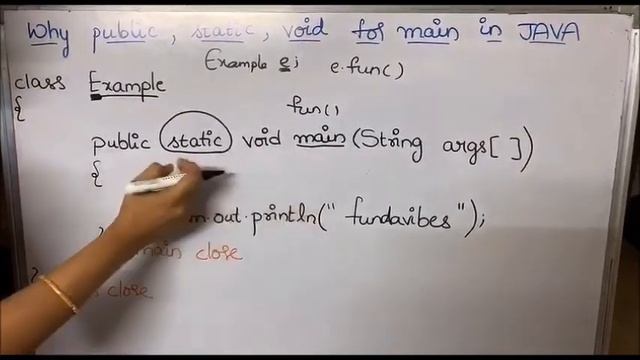 Why public static in main method? | JAVA | Subha Sree смотреть онлайн