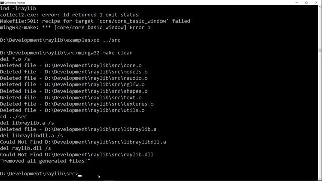 Raylib - Fixing the "Skipping Incompatible ../src\libraylib.a When Searching For -lraylib" Error смотреть онлайн