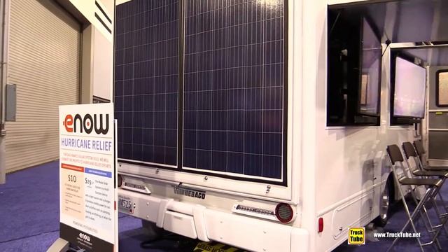 2017 Ford Transit 350 eNow electric Solar Panels Demo Truck - Walkaround - 2017 NACV Show Atlanta смотреть онлайн