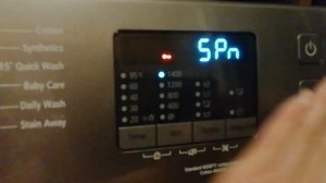 Samsung wf80 service mode spin (empty troubleshooting wash)