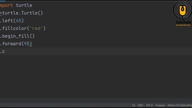 Draw a heart using Turtle in Python смотреть онлайн