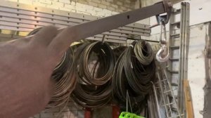 Гаражный кран гусак и кантователь для двигателя в гараж своими руками