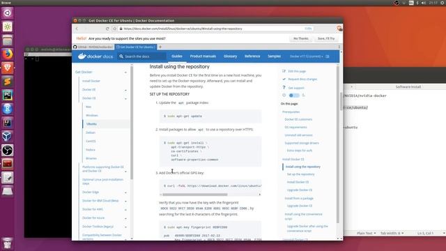 Nvidia-Docker Setup - Accessing GPU within Docker containers смотреть онлайн
