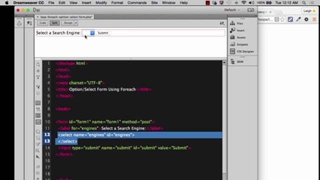 Loops: Creating Select/Option For Using Foreach and $_POST (1) смотреть онлайн