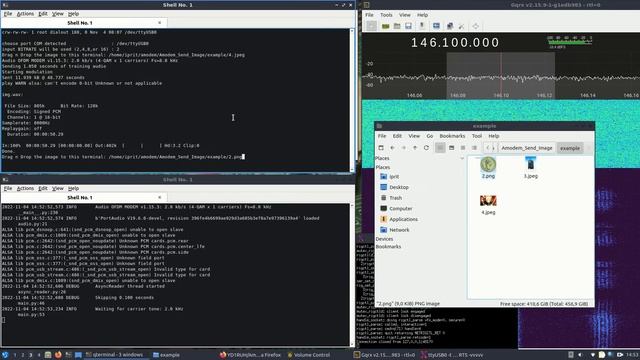 send image over radio using baofeng with 4 QAM python Amodem смотреть онлайн