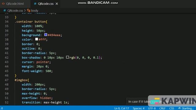 QR code Generator using HTML and CSS смотреть онлайн