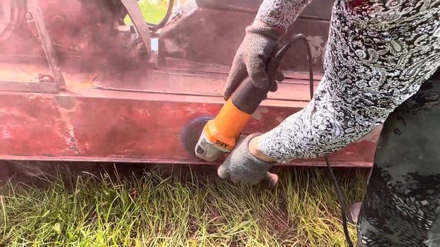 Продолжаем реставрацию бурана. Обзор УШМ AEG WS13-125XE.