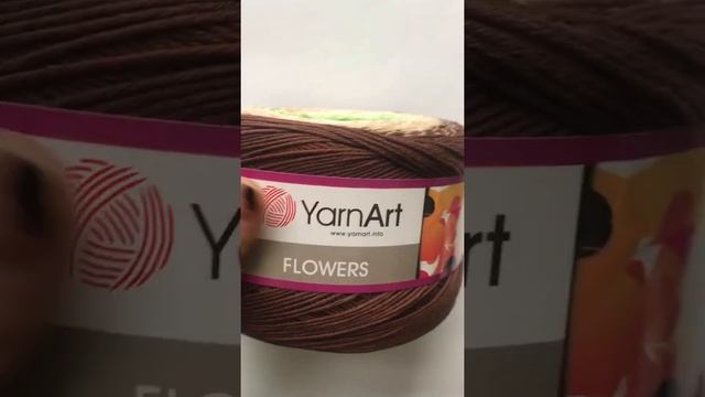 Подробный обзор пряжи YarnArt Flowers(Хлопок с полиакрилом секционного крашения) №272 смотреть онлайн