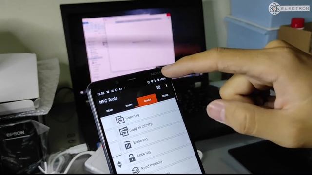 Demo ACR122U A9 ORI KW Read Write With NFC Tools Android & PC смотреть онлайн