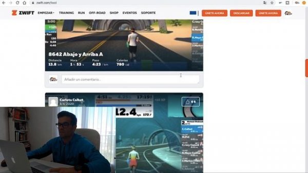 COMO CONECTAR ZWIFT RUN A STRAVA, GARMIN CONNECT Y OTRAS PLATAFORMAS.
